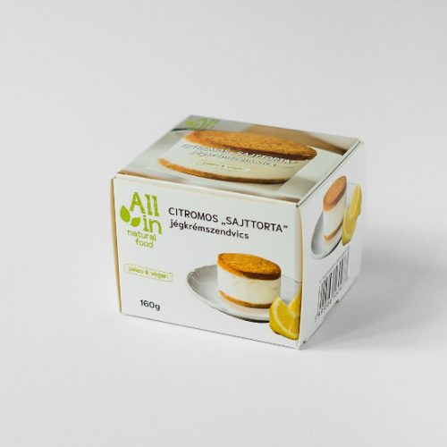 All in citromkrémes jégkrémszendvics 160 g