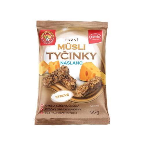 Semix gluténmentes müzlifalatok csíráztatott vörös lencsével sajtos 55 g