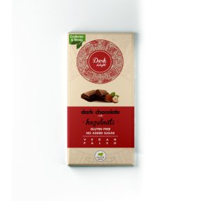   Health Market Dark Delight Étcsokoládé egész mogyoróval 80g