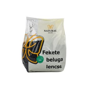 Natural fekete beluga lencse 400 g