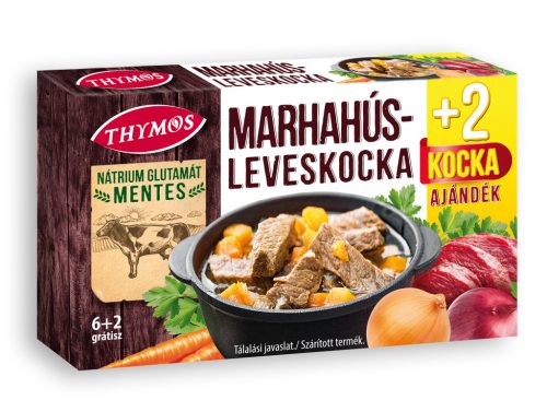 Thymos leveskocka marhahús n.g.mentes 6+2 grátisz 80 g