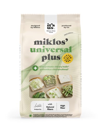 It's us miklos' universal mix plus prebiotikus cikória inulinnal lisztkeverék 1000 g