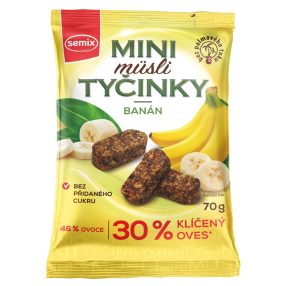  Semix mini müzlifalatok csíráztatott zabpehellyel banános 70 g