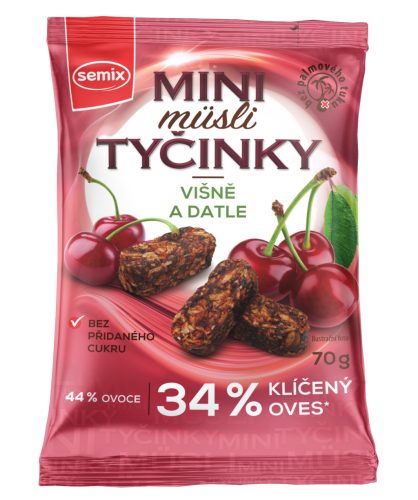 Semix mini müzli snack meggyes 70 g