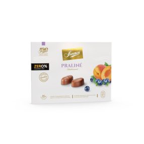   Szerencsi zero praliné áfonya és sárgabarack töltött maltitos tejcsokoládé 105 g