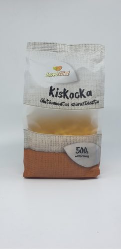 Lovediet gluténmentes száraztészta kiskocka 500 g