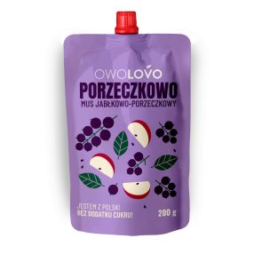 Owolovo gyümölcspüré alma-fekete ribizli 200 g