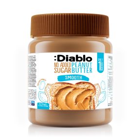 Diablo mogyoróvaj smooth hozzáadott cukor nélkül 350 g