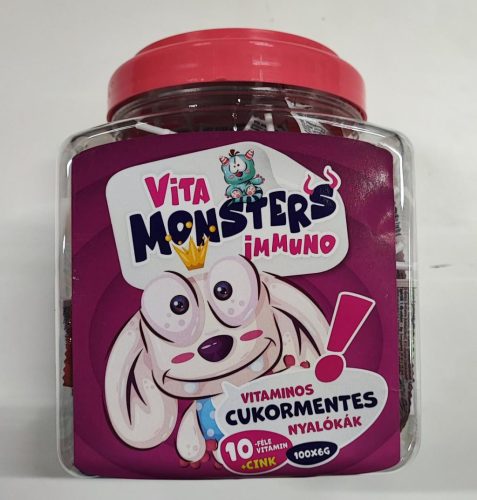 Vitamonsters immuno cukormentes nyalóka több ízben 6 g