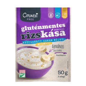   Cornexi gluténmentes rizskása banános hozzáadott cukor nélkül, édesítőszerekkel 50 g