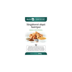   Multi 4u countryside sárgaborsó alapú fasírtpor indiai ízesítéssel 200 g