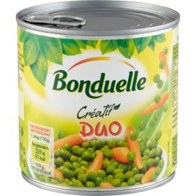 Bonduelle creatif duo zöldborsó-bébirépa 400 g