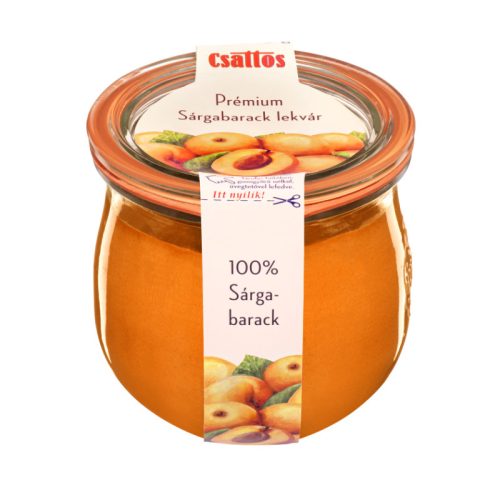Csattos prémium sárgabarack lekvár 340 g