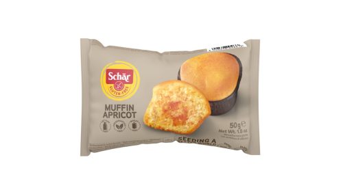 Schär gluténmentes muffin sárgabaracklekvárral 50 g