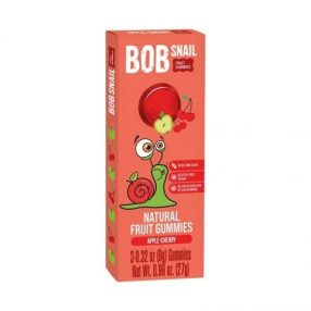 Bob Snail gyümölcszselé alma-meggy 27 g