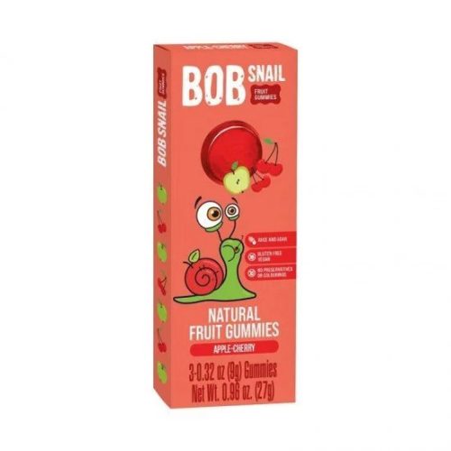 Bob Snail gyümölcszselé alma-meggy 27 g