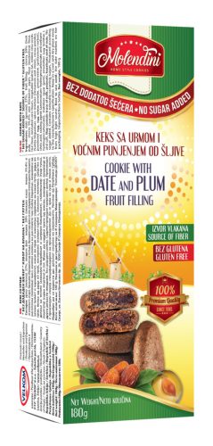 Molendini szilvával töltött datolyás sütemény 180 g