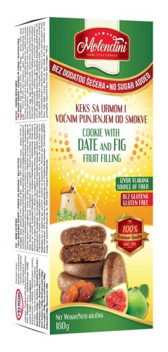 Molendini fügével töltött datolyával sütemény 180 g