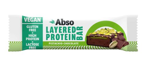 Absorice layered protein bar pisztáciás étcsokoládés réteges fehérjeszelet 50 g