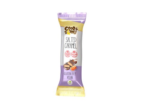 Health Market Good4You Sós Karamell ízű szelet kókusztejes csokoládéval 25 g