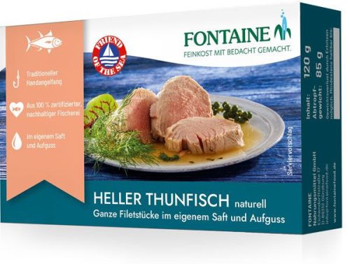 Fontaine sárgaúszójú tonhal sós vízben 120 g
