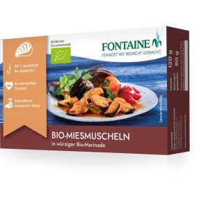 Fontaine kagyló bio mártásban 120 g