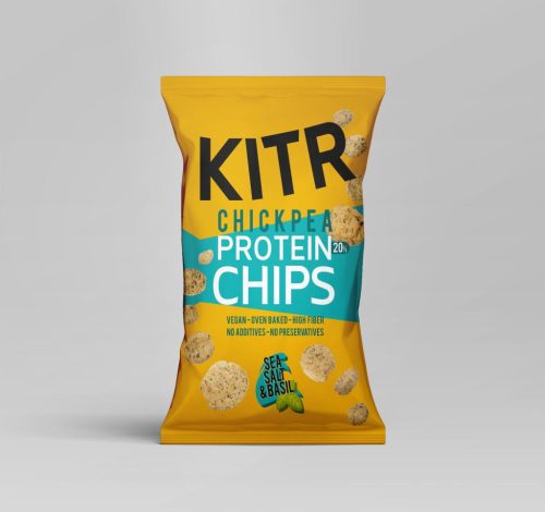 Kitr csicseriborsó chips tengeri sós-bazsalikomos 50 g