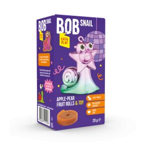 Bob Snail gyümölcstekercs alma-körte eat and play 20 g