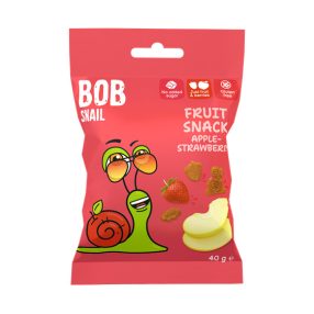 Bob Snail gyümölcs snack alma-eper 40 g
