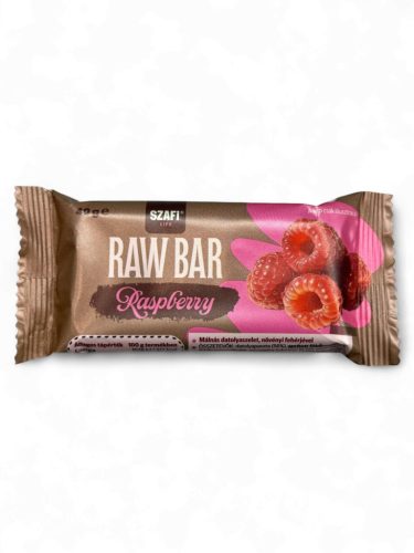 Szafi Life proteines raw bar raspberry gluténmentes 40 g
