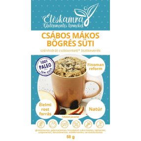   Éléskamra Csábos Mákos bögrés süti CH csökkentett lisztkeverék 58g (Paleo)