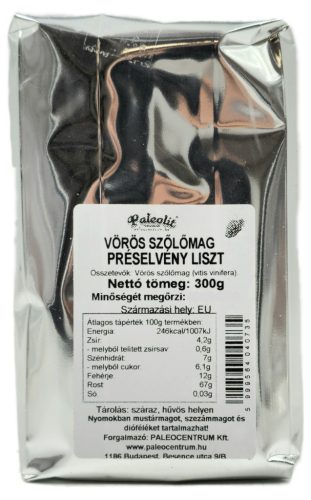Paleolit Vörös szőlőmagliszt 300g BOPP préselvényből