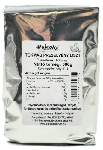 Paleolit Tökmag préselvény liszt BOPP 300g