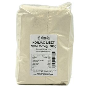   Paleolit Konjac liszt 300g 120-200 mesh glükomannán tartalom min 90%