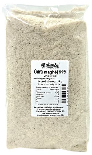 Paleolit Útifű maghéj 99% 1kg Whole Husk